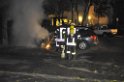 Wieder brennende Autos in Koeln Hoehenhaus P030